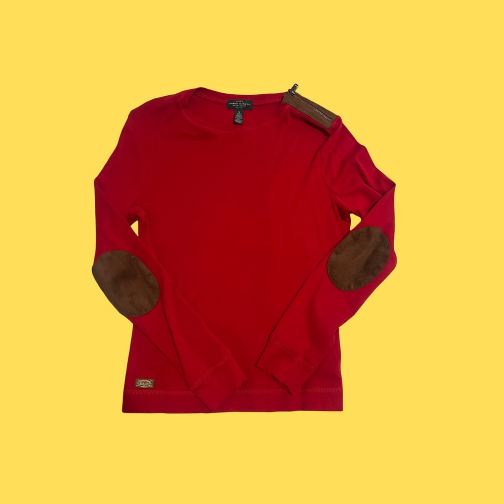 🔥Vintage🔥Lauren Ralph Lauren Bold Red Top